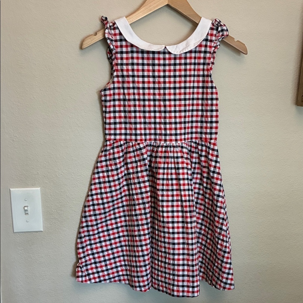 Janie and Jack Red and Blue Plaid Dress